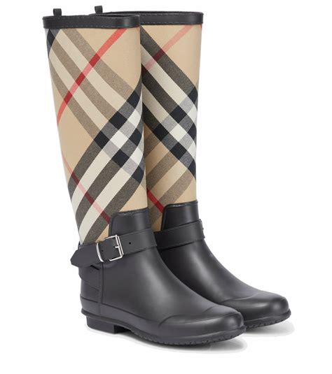 burberry house check riding boots|Shop Burberry Check Rain Boots .